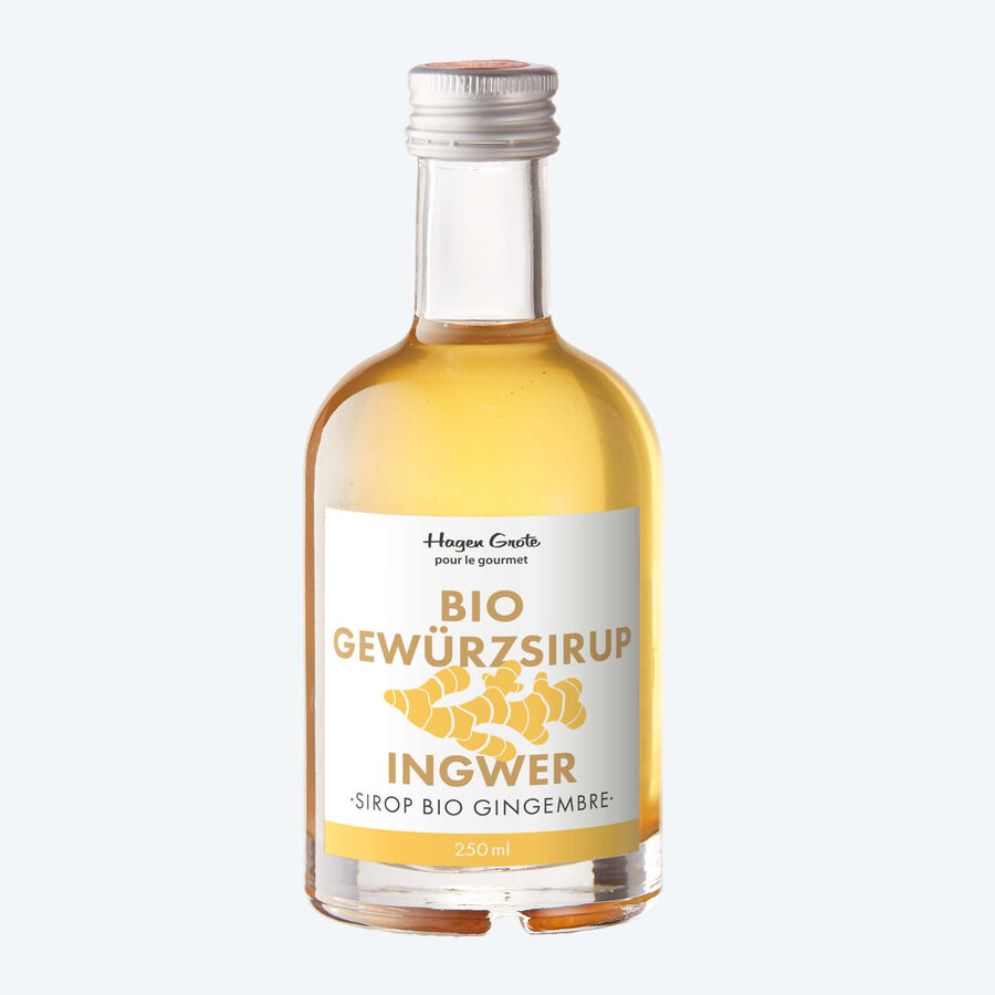 Hocharomatischer provenzalischer Ingwer-Bio-Gewrzsirup bereichert Getrnke und Speisen