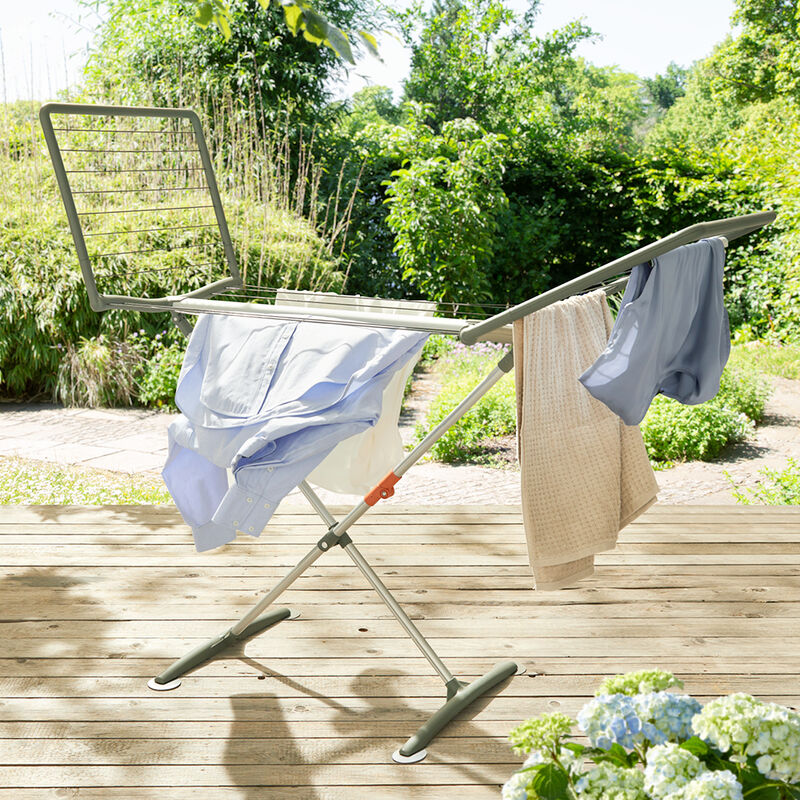 Innovativer Wäscheständer trotzt jedem Windstoß