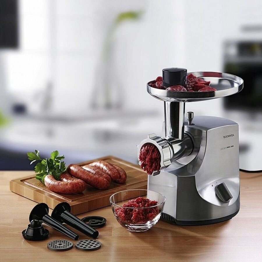 Kenwood Fleischwolf Pro 2000 Excel, Starker Profi: 3 kg Fleisch in 1 Minute