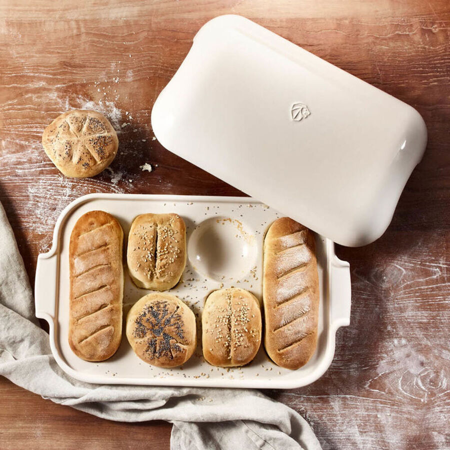 Keramik-Multibackform: Drei verschiedene Mini-Brote gleichzeitig backen ...