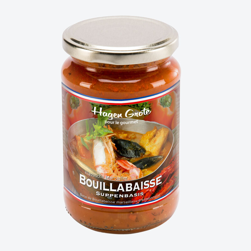 Klassische Marseiller Bouillabaisse-Suppenbasis erfüllt höchste kulinarische Ansprüche