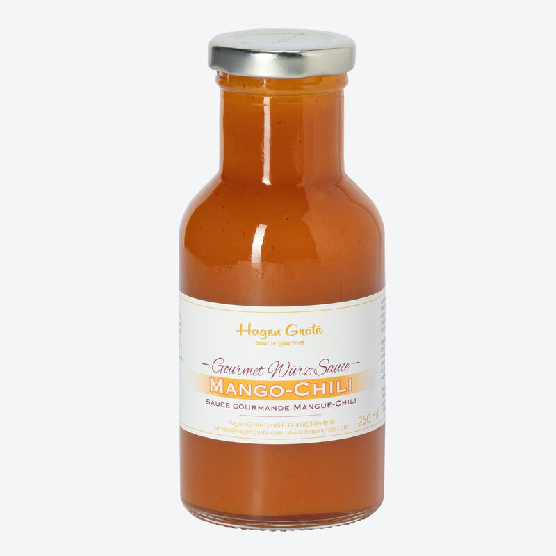Mango-Chili Gourmet Würz-Sauce für Raclette und Fondue: Spitzenqualität, rein natürliche Zutaten