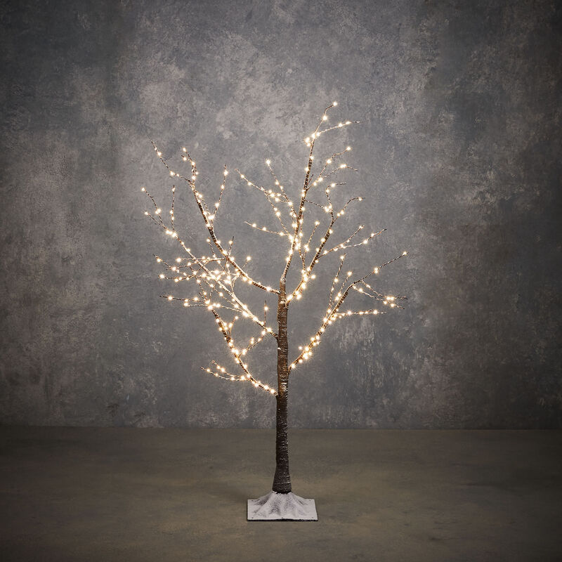 Naturgetreuer 1,20 m LED-Lichterbaum spendet stimmungsvolles Licht