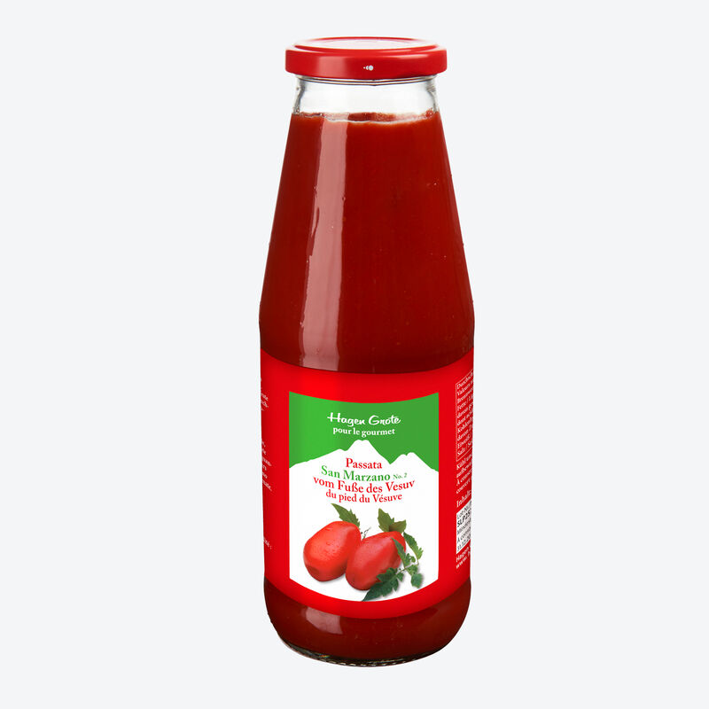 Passierte San-Marzano-Tomaten, 720 ml Glas