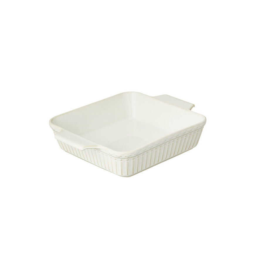 Quadratische Hartkeramik-Auflaufform zum Backen und dekorativen Servieren