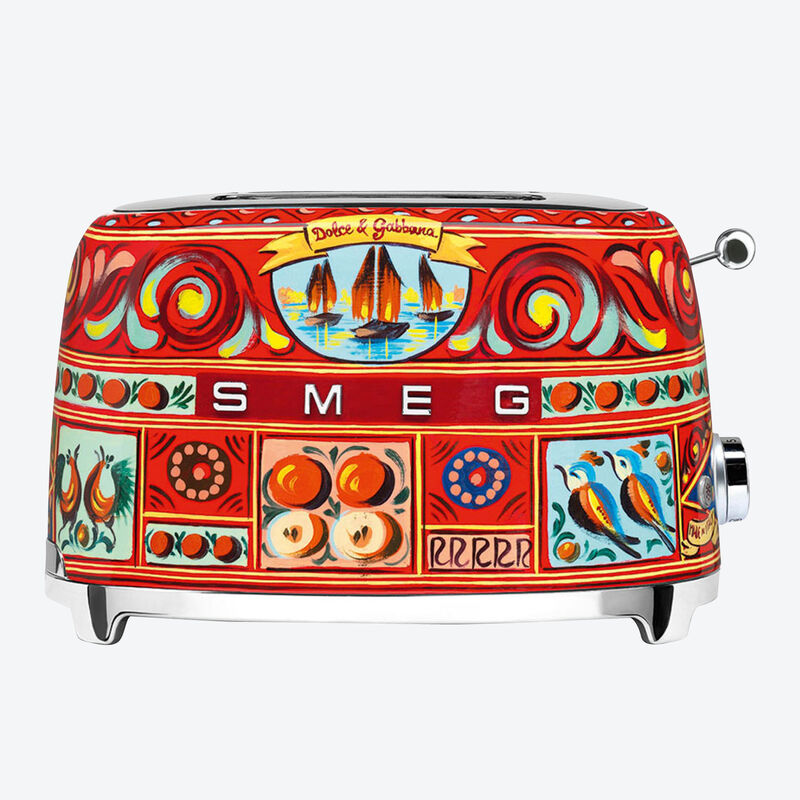 SMEG 2-Schlitz-Toaster: Neueste Technologie im extravaganten Dolce & Gabbana Design