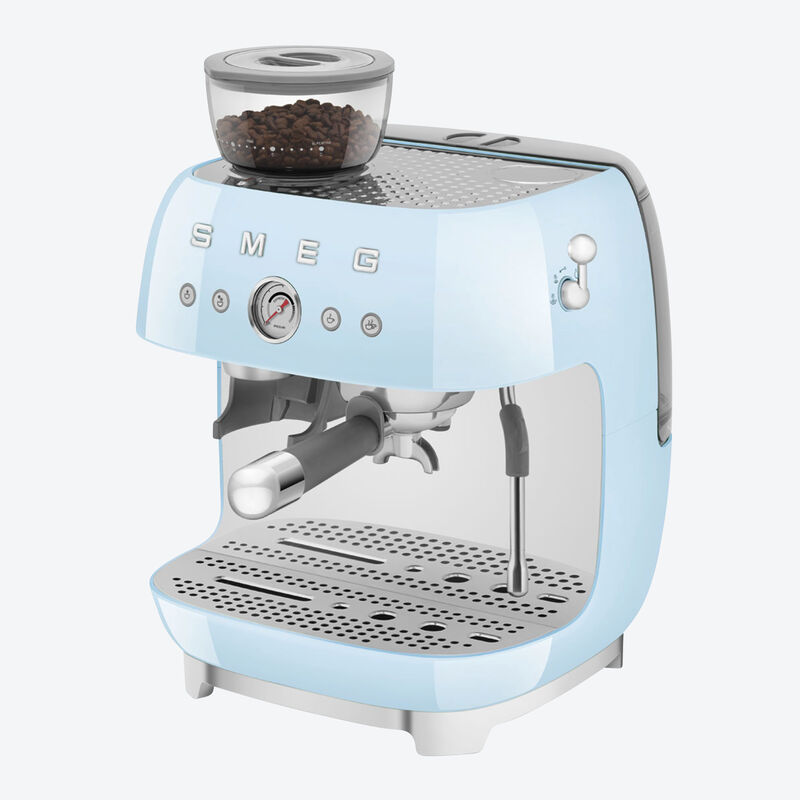 SMEG-Siebträgermaschine mit Kaffeemühle, Espressomaschine