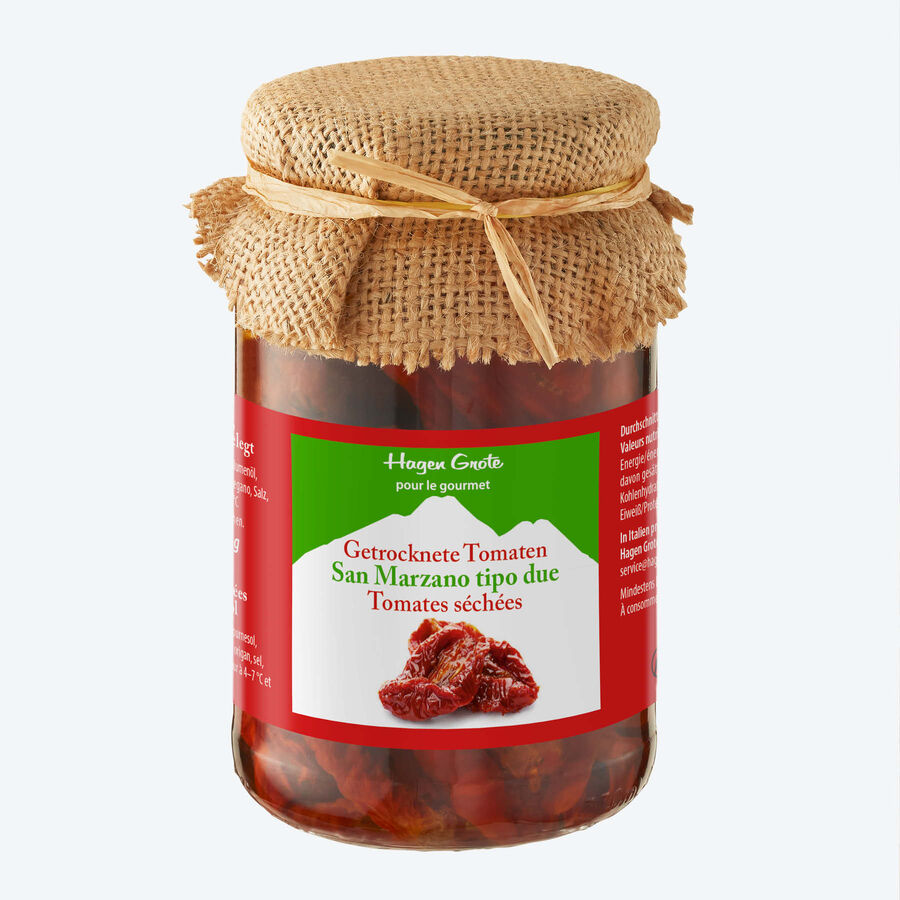 San Marzano tipo due gelten als wrzigste getrocknete Tomaten Italiens