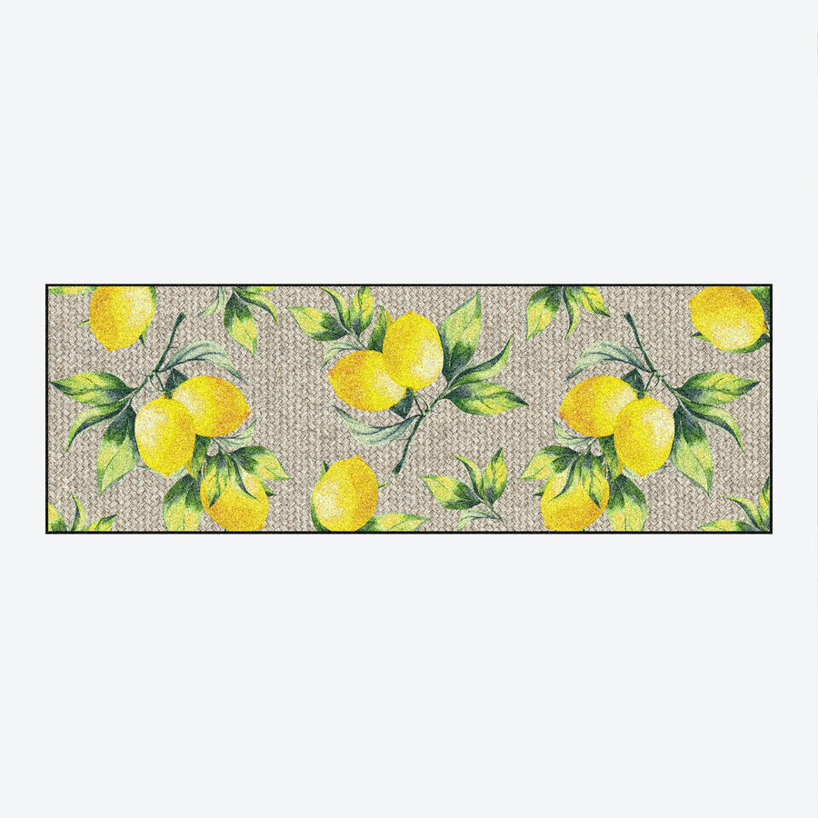 Sauberlaufmatte mit mediterranen Zitronen