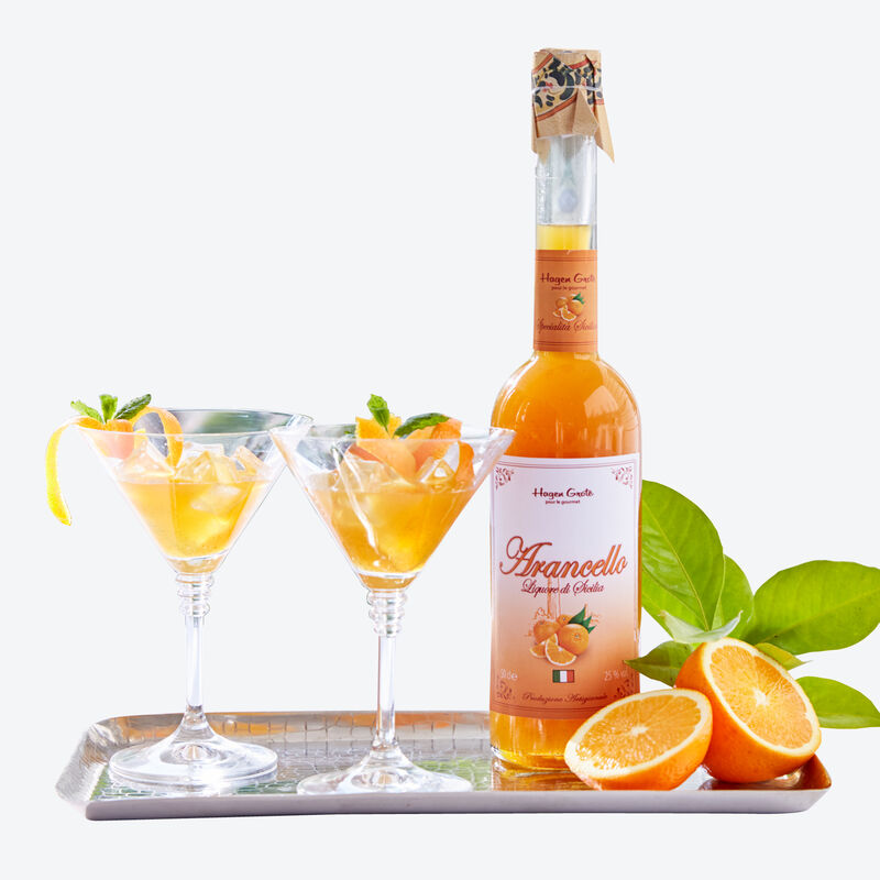 Sizilianischer Orangenlikör, pur oder in Cocktails ein Genuss