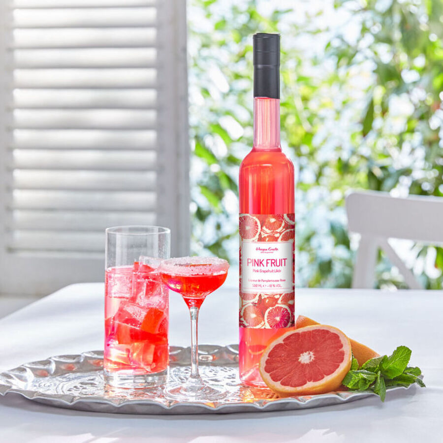 Sommer im Glas: Fruchtiger Pink Grapefruit Likr