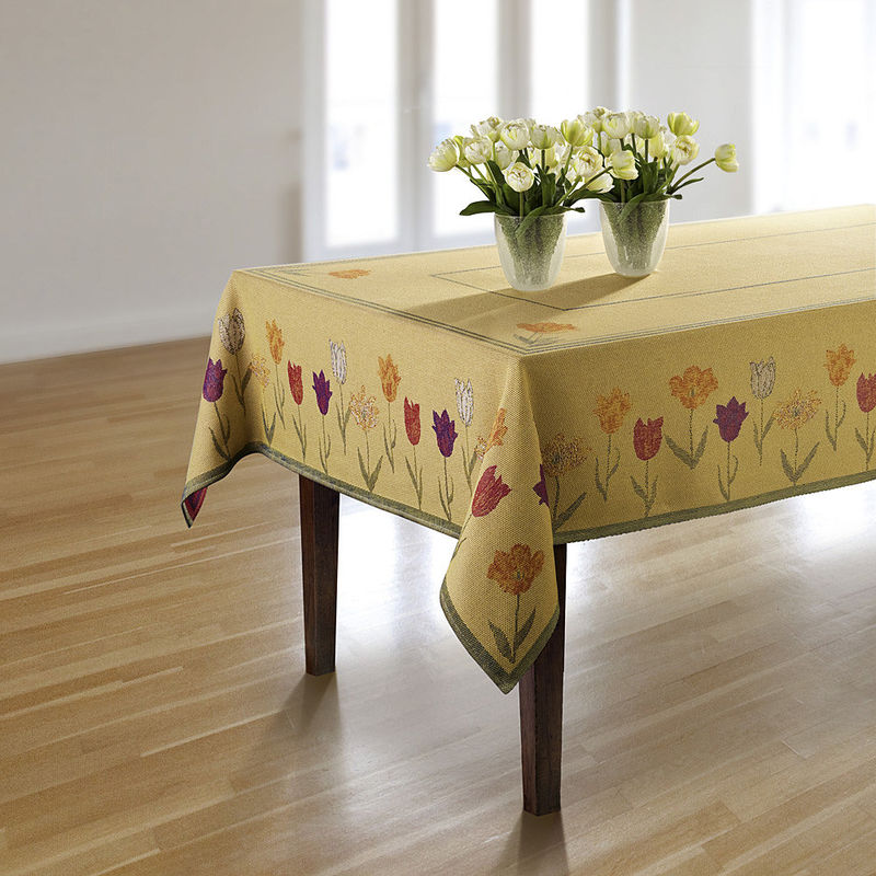 Tischdecke: Erfrischend schöne Frühlings-Tischwäsche aus Schweden