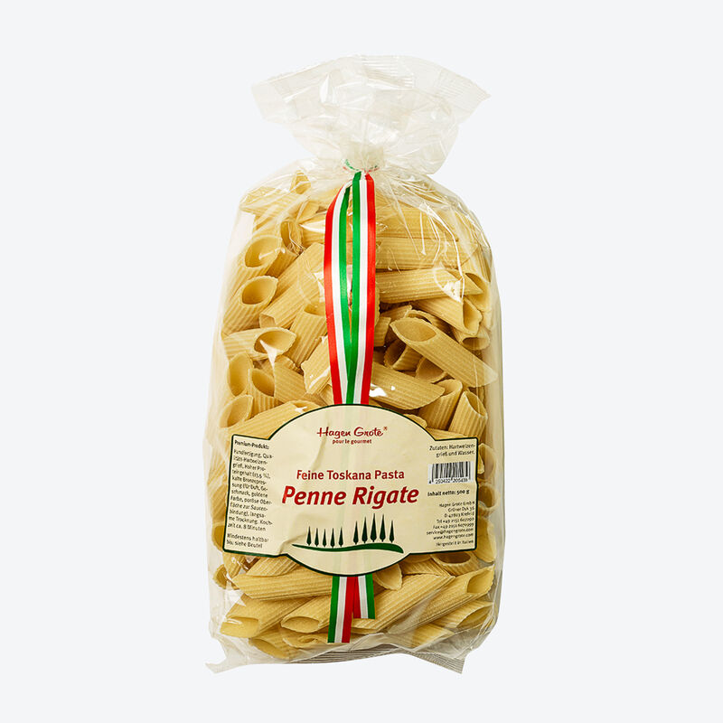 Traditionelle Toskana-Pasta: Penne Rigate