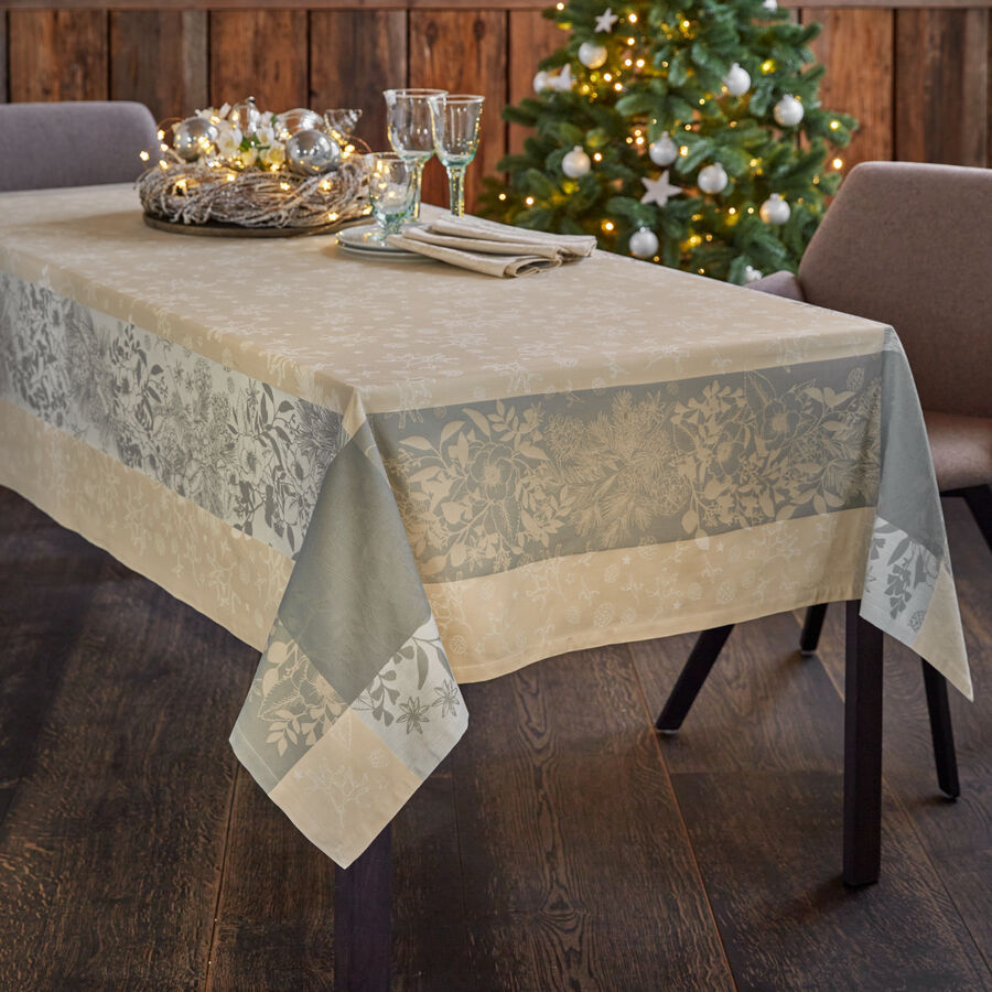 Weihnachtliche Jacquard-Tischdecken, Jacquard-Tischwsche, Tischdecke
