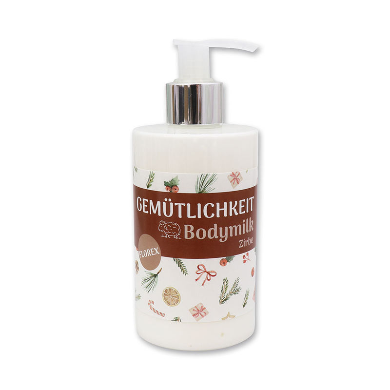 Zirbe-Bodymilk für geschmeidige, duftende Haut