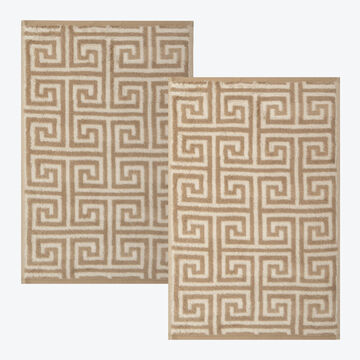 Produktbild f�r '�Handt�cher M�ander-Design, 100 % Baumwolle, 3 Gr��en, 5 Farbe'