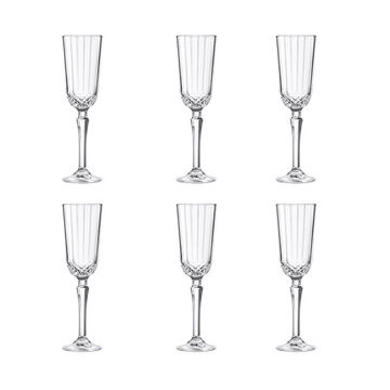 Produktbild für ' Champagnerflöte-Kristallgläser im Art Deco Design'