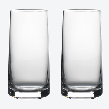 Produktbild für ' Mundgeblasene Longdrink-Kristallgläser: Moderne Eleganz für Ihre Bar'