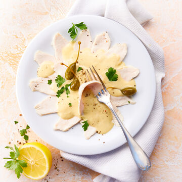 Produktbild für '  Pollo tonnato Geflügelbrust mit Thunfischsauce'