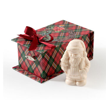 Weihnachtsmann-Duftseife im schmucken Spieluhr-Karton