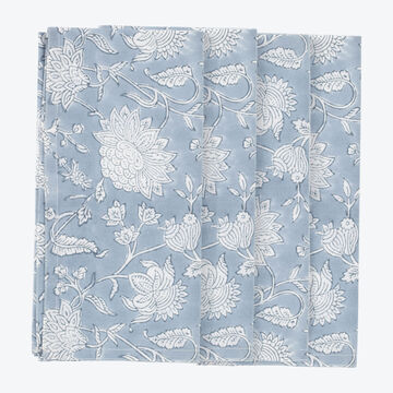 Produktbild fr '4er-Set Servietten - handbedruckt, 50/50 cm, 100 % Baumwolle'