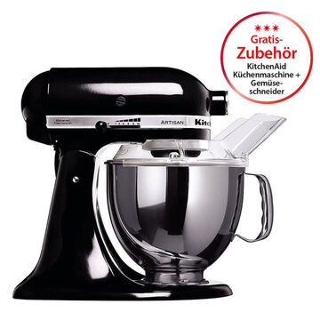 Produktbild f�r 'Aktion: KitchenAid Artisan mit Gem�seschneider und drei zus�tzlichen Trommeln'