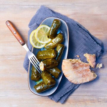 Produktbild für 'BIO-Dolmades: Gefüllte Weinblätter - köstliche griechische Spezialität'