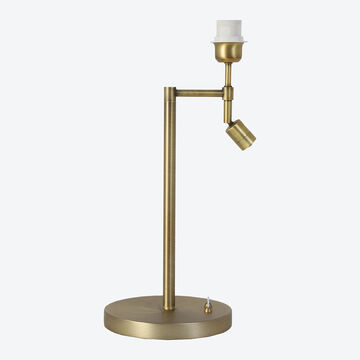 Produktbild fr 'Bronze Lampenfu mit LED-Leselampe – flexibel kombinierbar'