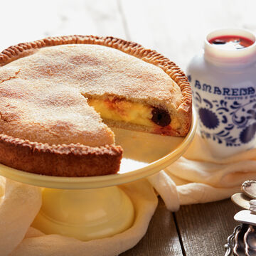 Produktbild für 'Creme Kuchen mit Amarena Kirschen'