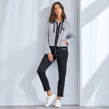 Produktbild fr 'Damen-Sweathose, schmal geschnitten - aus bequemer Jersey-Qualitt'