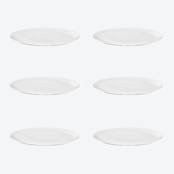 Produktbild für 'Dessertteller: Zeitlos schönes Fine Bone China Geschirr in strahlendem Weiß'