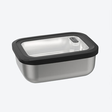 Produktbild fr 'Edelstahl Vorratsdose mit Deckelventil – rechteckig'