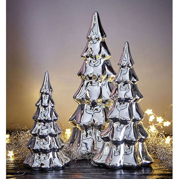 Produktbild fr 'Edle Tannenbume bezaubern mit festlichem Silberglanz'