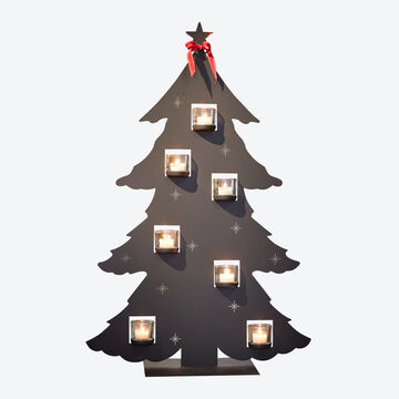 Produktbild für 'Eindrucksvoller Metall-Deko-Tannenbaum'
