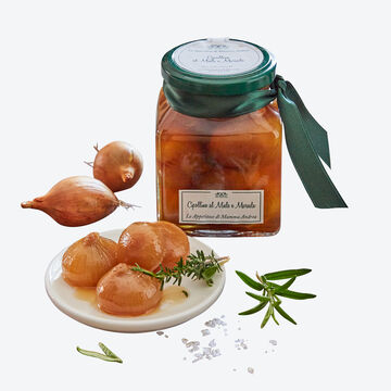 Produktbild fr 'Eingelegte Zwiebeln mit Honig und Marsala - sizilianische Gemse-Spezialitt, 300 g'