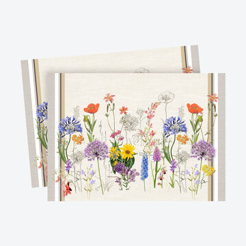 Produktbild für 'Einladende Tischsets mit Wildblumenmotiv'