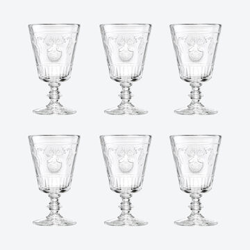 Produktbild für 'Elegant verspielte kleine Weingläser in robuster Qualität'