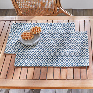 Produktbild für 'Elegante Jacquard-Tischsets im grafischen Stil'