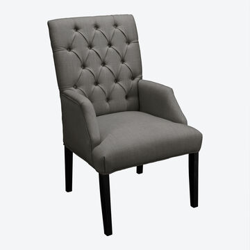 Produktbild f�r 'Eleganter Chesterfield Armlehnstuhl Home in Stoffvariante Samt'