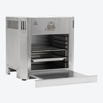 Produktbild für 'Elektro-Beefsteak-Grill : Die besten Steaks gelingen bei 800°C'