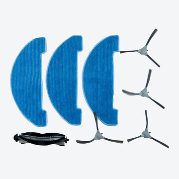 Produktbild für 'Ersatz Mikrofaser-Pads und Bürstenset zu 862Z01 Saug- und Wischroboter'
