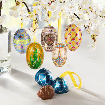 Produktbild fr 'Faberg Schmuck-Ostereier mit delikater Nougat-Trffel-Fllung'
