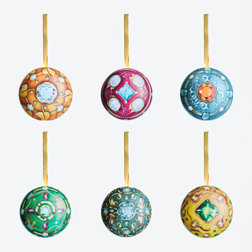 Produktbild für 'Fabergé Weihnachtkugeln mit delikater Trüffelpralinen-Füllung'