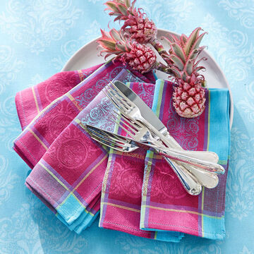 Produktbild für 'Farbenfrohe Jacquard-Serviette mit schmutzabweisender TeflonT-Ausrüstung'