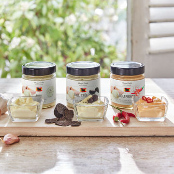 Produktbild für 'Feine Gourmet-Aiolis: Klassisch, pikant, mit Trüffel'