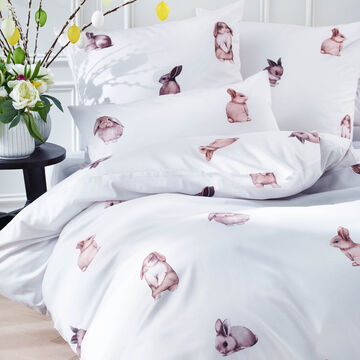 Produktbild fr 'Feine Seidensatin-Bettwsche mit sen Hschen'