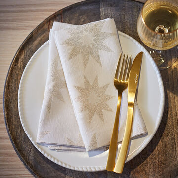 Produktbild für 'Festlich glitzernde Jacquard-Servietten'