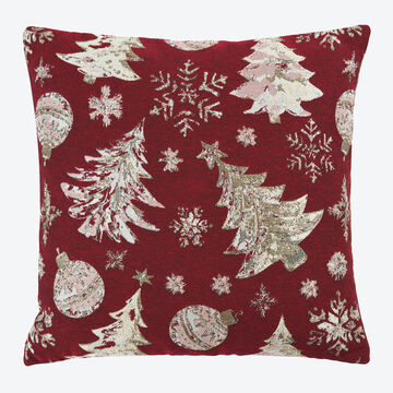 Produktbild für 'Festlich jacquardgewebte Weihnachts-Kissenhülle'