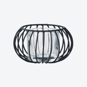 Produktbild für 'Ganzjährig verwendbares Metall-Windlicht, Kerzenhalter, Laternen, Kerzenleuchter, Kerzenständer, Kerzenhalterung'