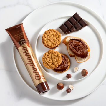 Produktbild fr 'Gianduja-Schokoladencreme mit 45 % Piemont-Haselnssen - 115 g'